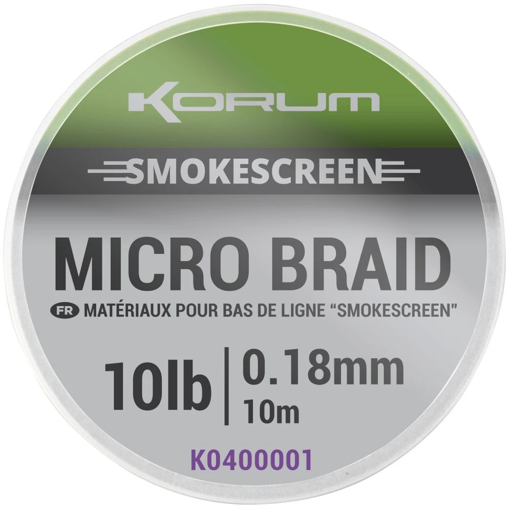 Korum Smokescreen Micro Braid 0.20 Mm 1 Korum Smokescreen Micro Braid 0.20 Mm