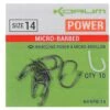Korum Xpert Power Micro Size 14 Barbed Hook